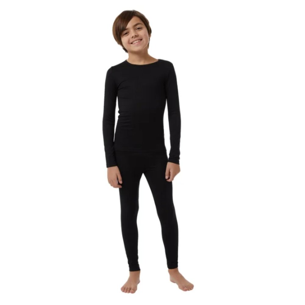 NWT 32 Degrees Kids' Black Heat Set Size Medium